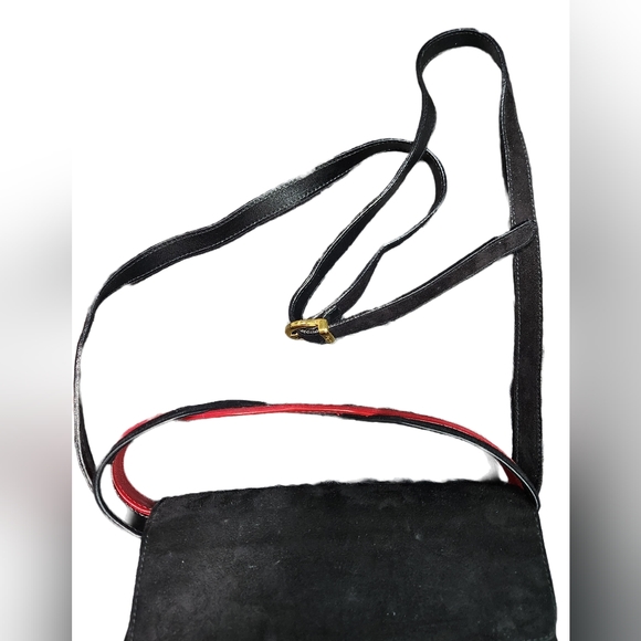 Salvatore Ferragamo black red Vintage Clutch/Crossbody - Picture 11 of 13